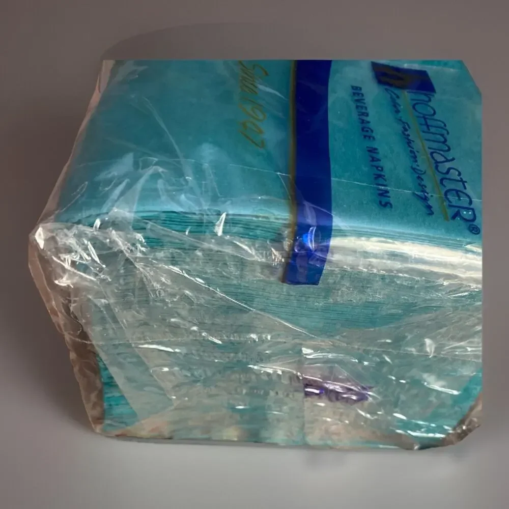 Teal Hoffmaster Beverage Cocktail Napkins 250 Pack 5